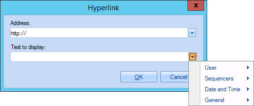 Custom hyperlink