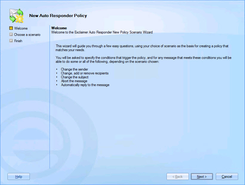 Configuration page 1