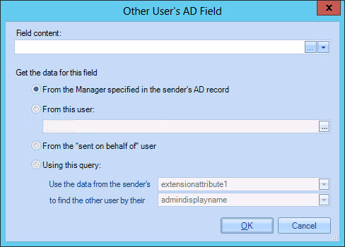 Other user's AD field