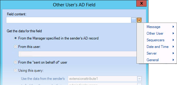 Other user's AD field