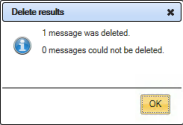 Delete message