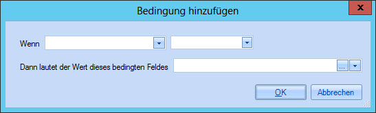 Bedingung hinzufügen
