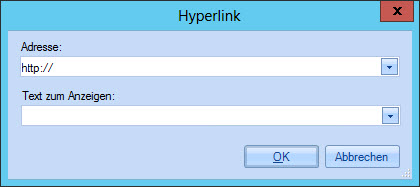 Benutzerdefinierter Hyperlink