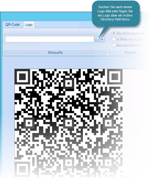 QR-Code-Logo-Optionen