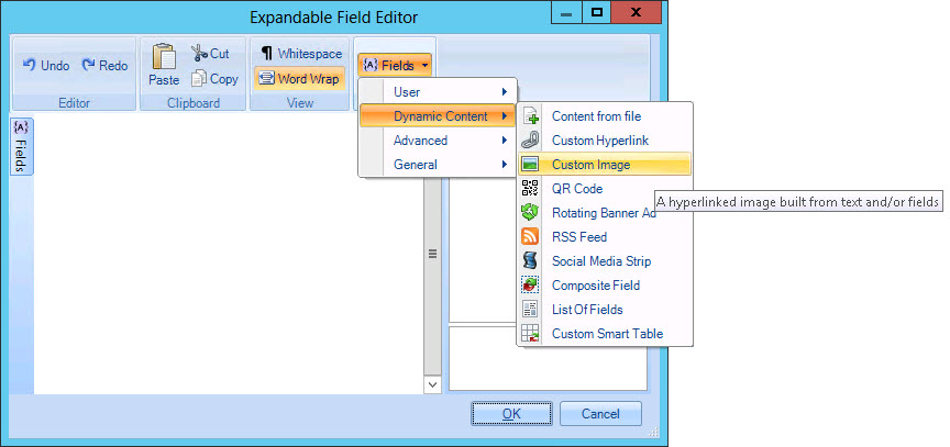 Add condition - custom image