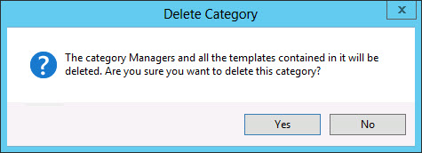 Delete category